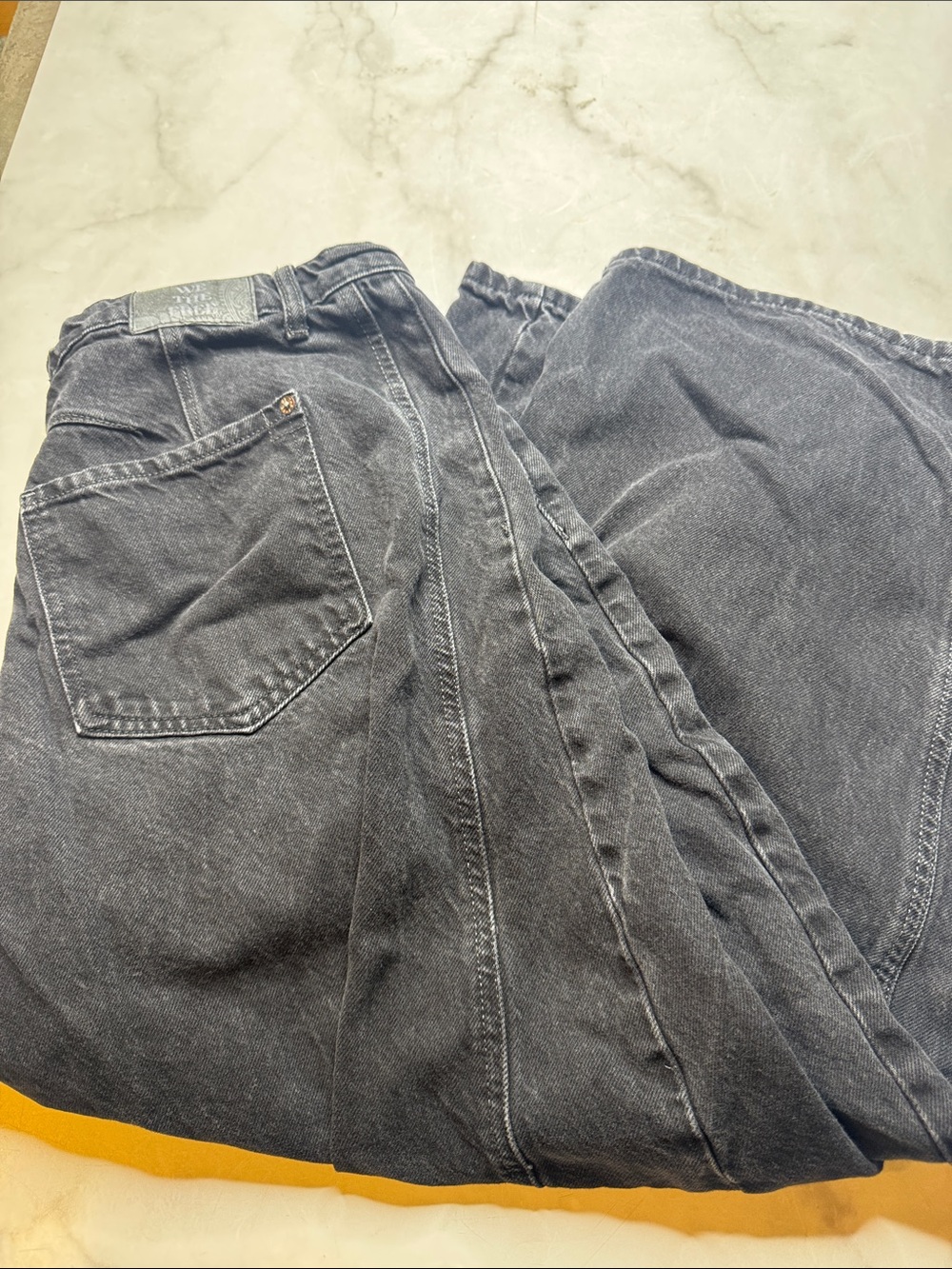 Free People We The Free Good Luck Mid-Rise Barrel Jeans - Picture 6 of 7